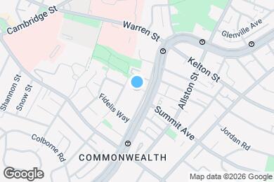 Map image of the property - 1515 Commonwealth Ave