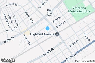 Map image of the property - 2832 W 6th St