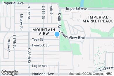 Map image of the property - 3988 Teak St