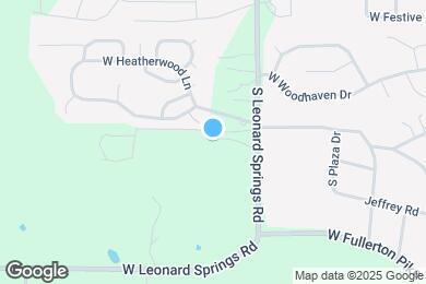 Map image of the property - 3696 S Leonard Springs Rd