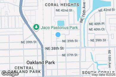 Map image of the property - 3940 NE 13th Ave