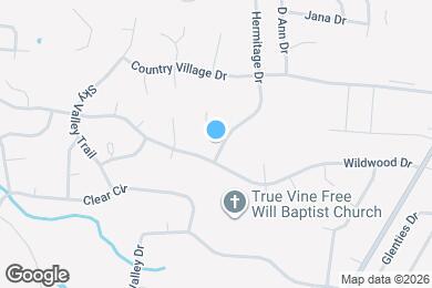 Map image of the property - 222 Hermitage Dr