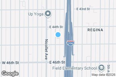Map image of the property - 4437 1st Ave S
