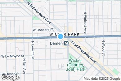 Map image of the property - 2025 W North Ave