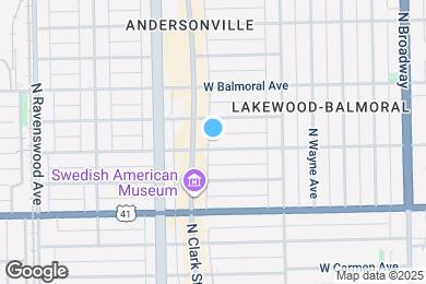 Map image of the property - 1470 W Berwyn Ave