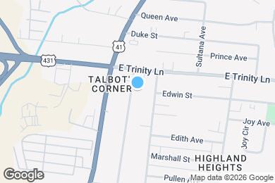 Map image of the property - 1719 Luton St