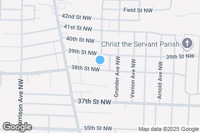 Map image of the property - 1619 38th St NW