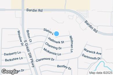Map image of the property - 2437 Slaton Dr