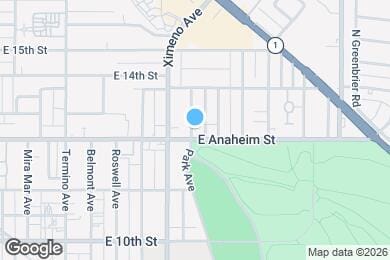 Map image of the property - 4501 E Anaheim St