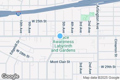 Map image of the property - 3528 W Adams Blvd (B)
