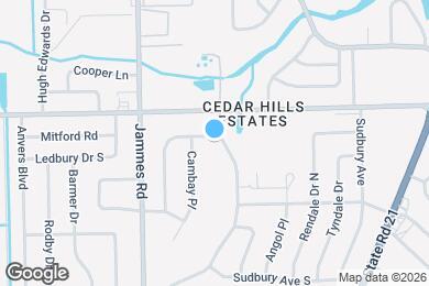Map image of the property - 3607 Colebrooke Dr