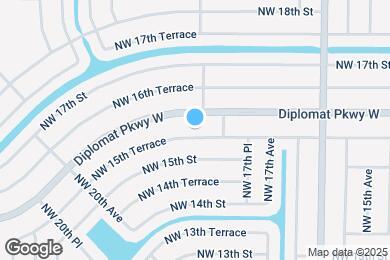 Map image of the property - 1817 NW 15th Terrace