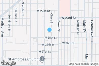 Map image of the property - 2439 Chase St