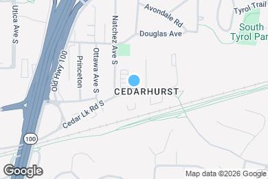 Map image of the property - 4612 Cedar Lake Rd