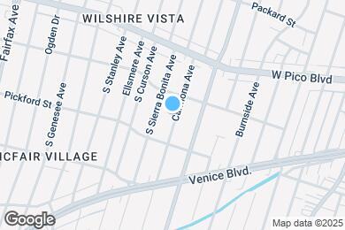 Map image of the property - 1529 1/2 Carmona Ave