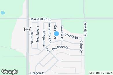 Map image of the property - 222 Carson Dr