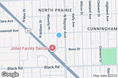 Map image of the property - 928 N Prairie Ave