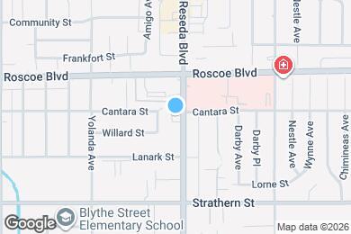 Map image of the property - 8155 Reseda Blvd