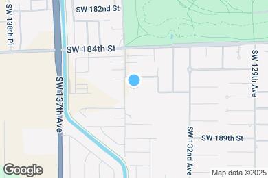 Map image of the property - 18521 SW 134th Ave