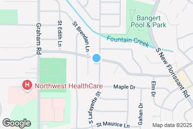 Map image of the property - 945 S Lafayette St