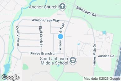 Map image of the property - 3608 Willow Creek Trl