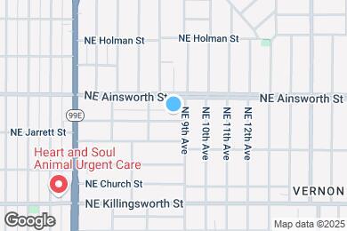 Map image of the property - 853 NE Simpson St