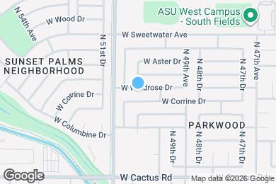 Map image of the property - 5031 W Windrose Dr
