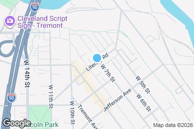 Map image of the property - 2200 W 7th St