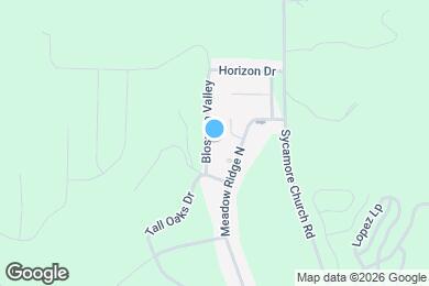 Map image of the property - 205 Blossom Valley