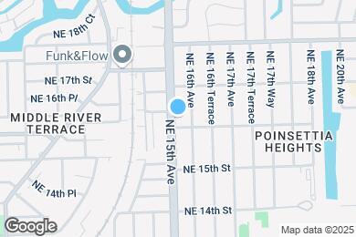 Map image of the property - 1606 NE 15th Ave