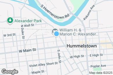 Map image of the property - 213 W 2nd St