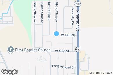 Map image of the property - 453 W 44th St