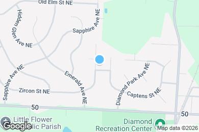 Map image of the property - 2497 Zircon St NE