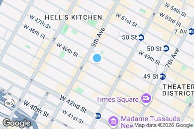 Map image of the property - Room in Shared 2 bed/1 bath home in Hell's Kitchen