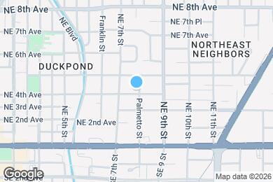 Map image of the property - 730 NE 4th Ave