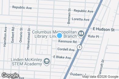 Map image of the property - 1430 Kenmore Rd