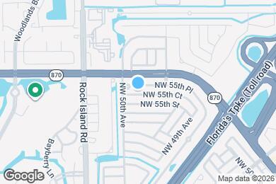 Map image of the property - 4945 NW 55th Ct