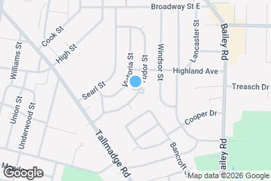 Map image of the property - 1936 Tudor St