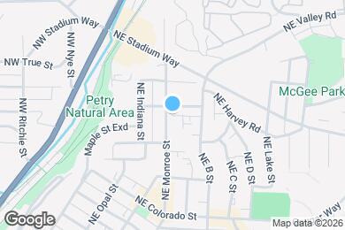 Map image of the property - 1048 NE Monroe St