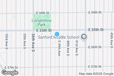 Map image of the property - 3520 S 39th Ave