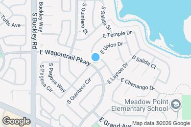 Map image of the property - 17215 E Wagontrail Pkwy