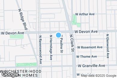 Map image of the property - 6354 N Paulina St