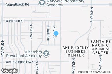 Map image of the property - 4627 N 47th Dr