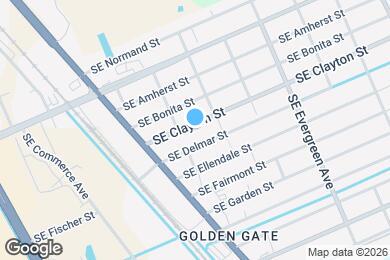 Map image of the property - 2612 SE Clayton St