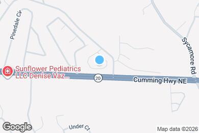 Map image of the property - 1123 Chastain Dr