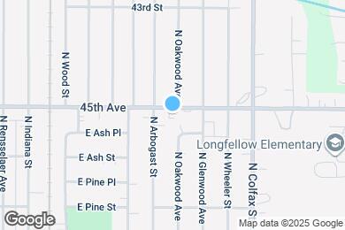 Map image of the property - 917 E Glen Park Ave