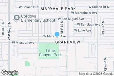 Map image of the property - 3133 W Marshall Ave