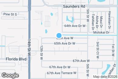 Map image of the property - 816 65th Ave W