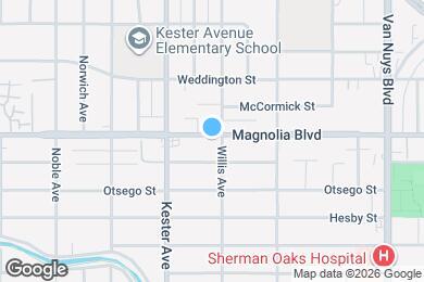 Map image of the property - 14818 Magnolia Blvd