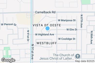 Map image of the property - 4708 N 89th Dr
